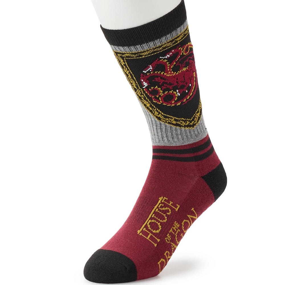 game of thrones house of the dragon Men Socks Size 8-12